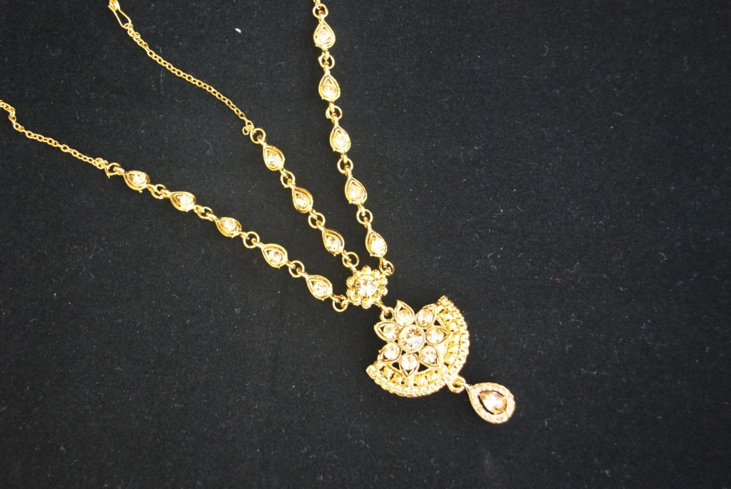 Chandra Nandini - Helena's Bridal Jewellery set in Gold Tone