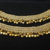 Imitation jewellery bollywood golden stone studded payal-1