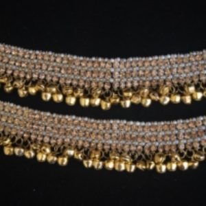 mitation jewellery bollywood golden stone studded payal-2