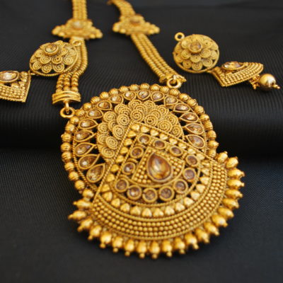Imitation exquisite artificial long haram necklace set