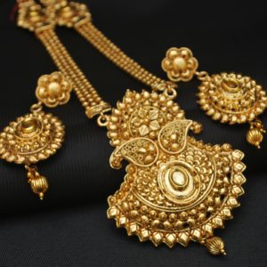 artificial traditional artificial long necklace set