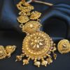 Imitation wedding Jewelry set in gold tone long haram