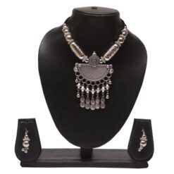 Oxidized jewellery necklace set -navratri jewellery