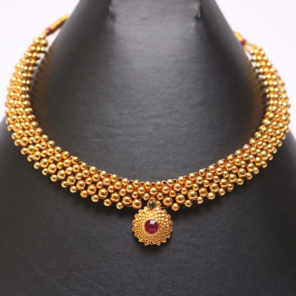 Maharashtrain traditional jewellery - tushi