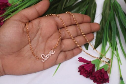 Valentine's gift for her love pendent with chain