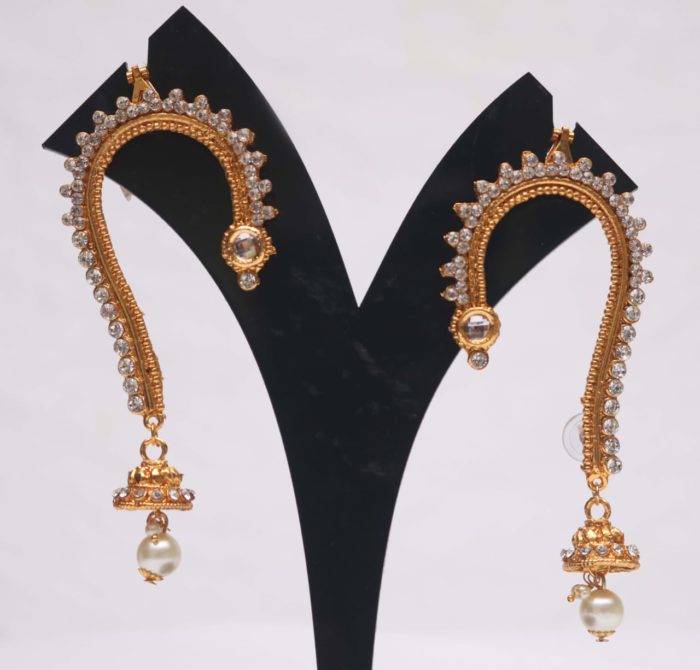 Kaan Vel, Golden Pearl With Earring Online – Hayagi