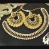 Multicolour Ram Leela earrings wedding necklace set